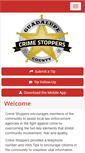 Mobile Screenshot of guadalupecountycrimestoppers.org